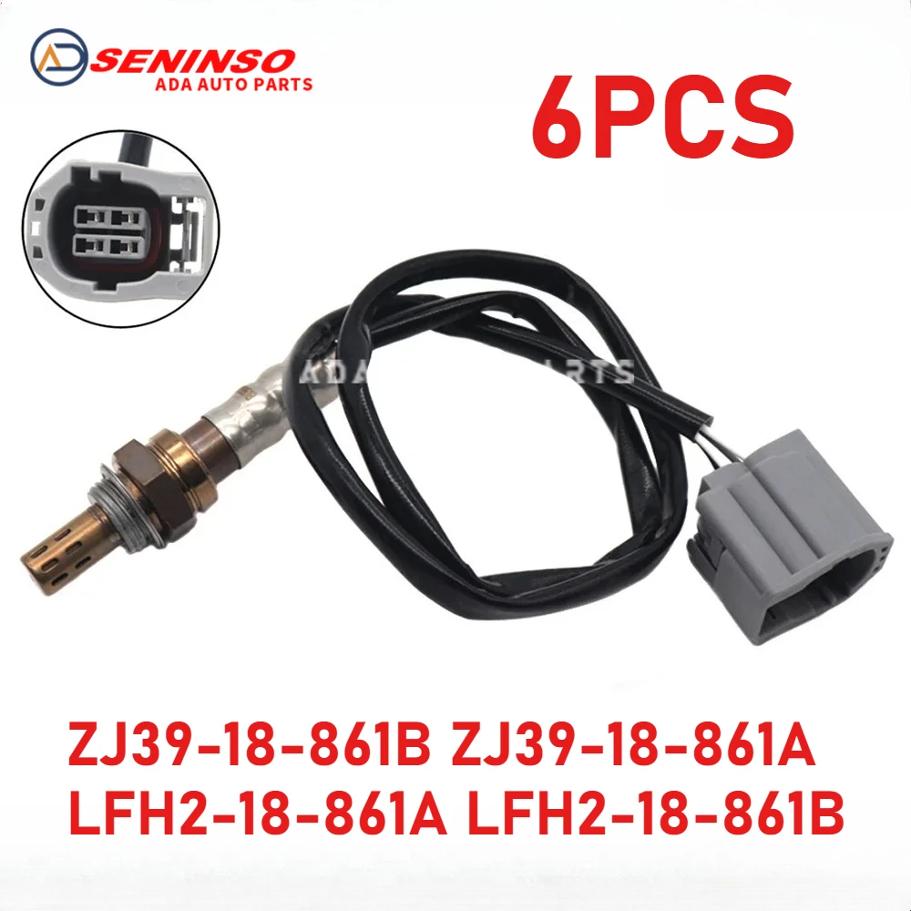 

6 шт. ZJ39-18-861B ZJ39-18-861A LFH2-18-861B Lambda O2 датчик кислорода для Mazda 3 2-2.3L 2 1.5L 6 1.8L 2.0L ZJ3918861B LFH218861B