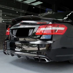For Mercedes Benz E-Class W212 E320 E300 E260 E200 E180 4-door carbon fiber rear trunk lid spoiler wing 2009 2010 2011 2012 2013