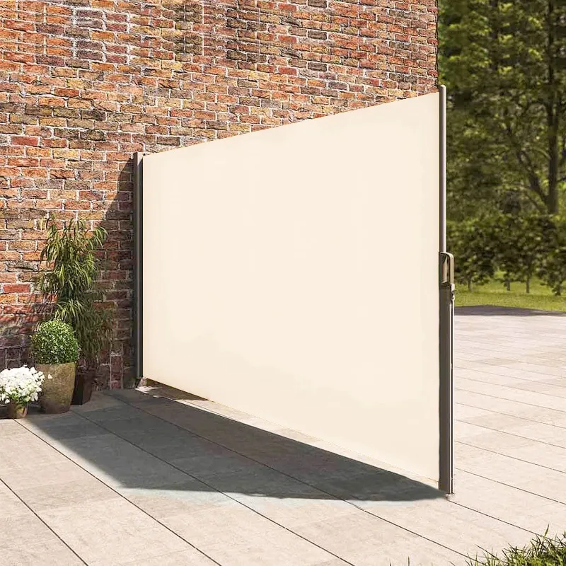 

Custom Patio Folding Wind Vertical Retractable Sun Side Awning Outdoor Screen