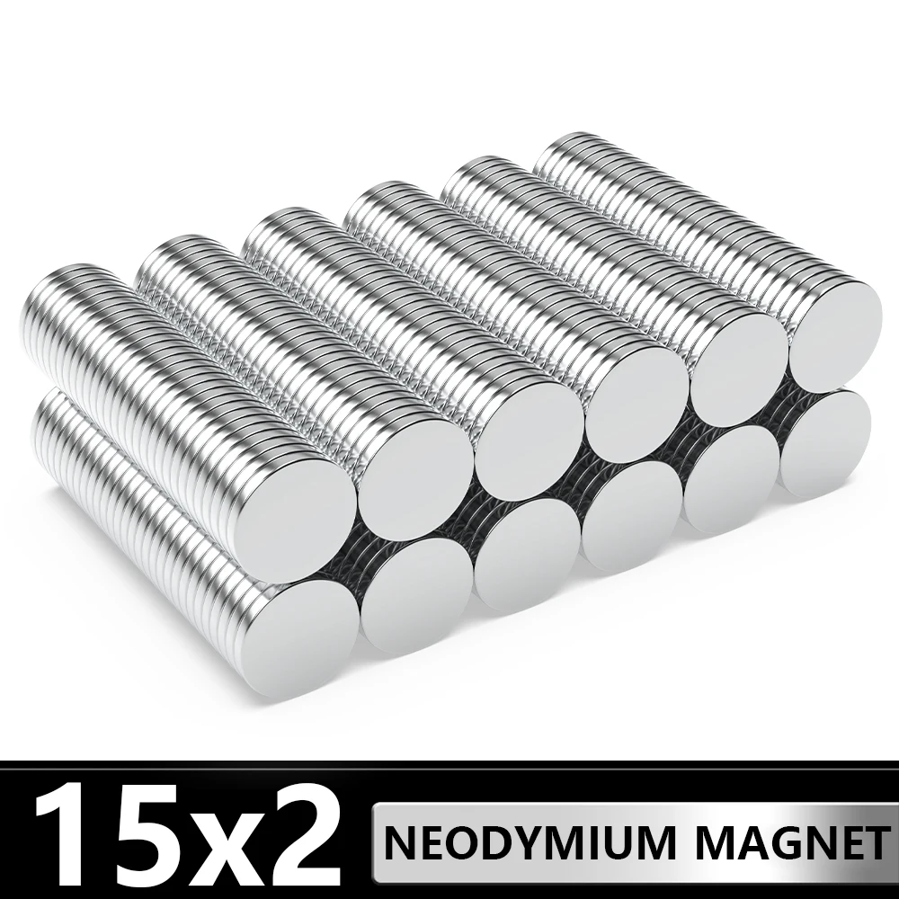 5~500 Pcs Small Round Magnet 15x2 Permanent NdFeB Super Strong Powerful Magnetic imans N35 15mm x 2mm Neodymium Magnets|