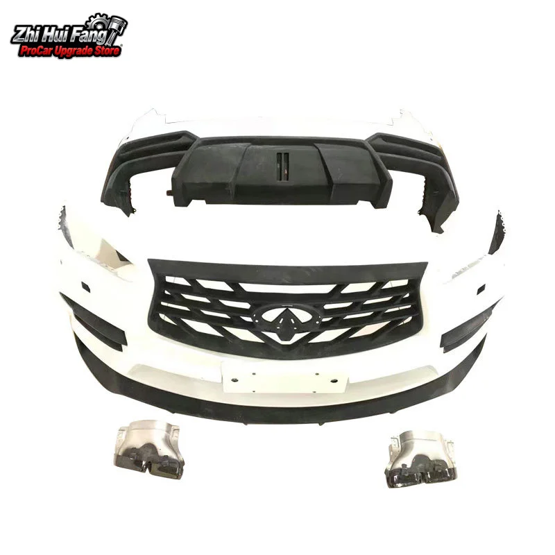 

Подходит для серии Infiniti QX60/70/80, модифицированный большой комплект LARTE Surround, передний и задний бампер