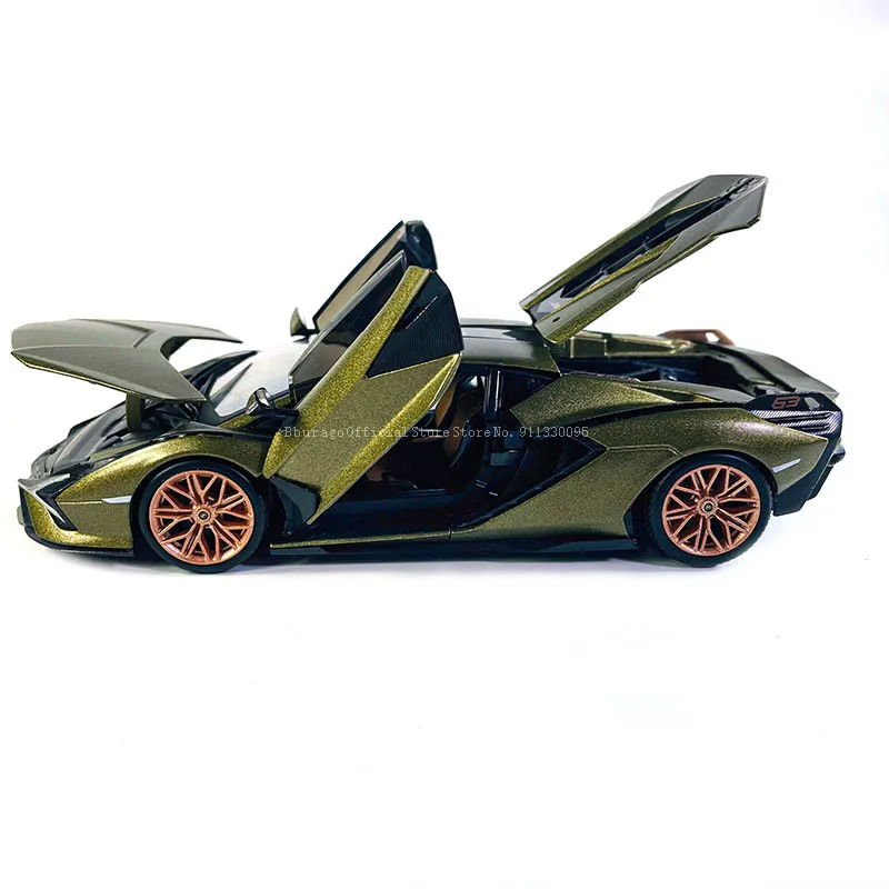 Bburago 1:24 Scale NEW Lamborghini Sian FKP 37  Alloy Luxury Vehicle Diecast Cars Model Toy Collection Gift