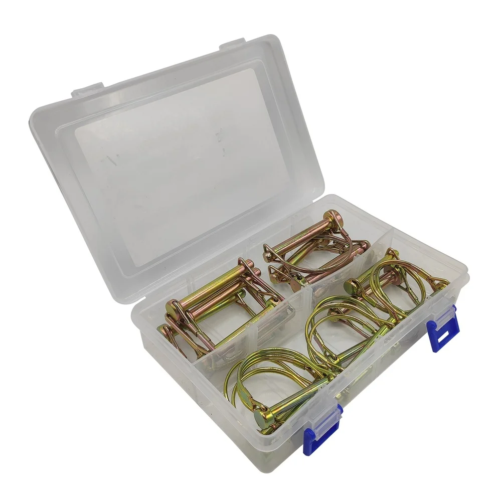 20pcs D Shaped Square Cotter Pins for Fast Release Latch Integration and Spring Locking in Industrial Settings