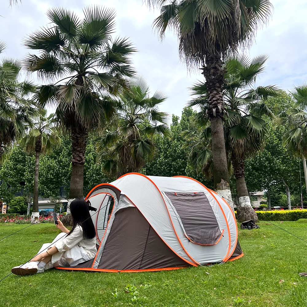 

A quick opening tent, outdoor tent, camping tent, waterproof and sun-proof travel tent, suitable for camping and hiking trips