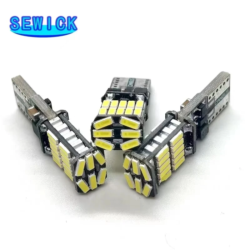 100pcs T10 w5w 194 501 canbus 4014 car interior light no error T10 26SMD led Instrument Lights bulb lamp dome light 12V