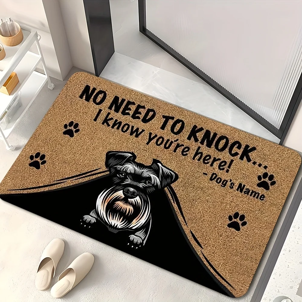 Los tapetes de suelo con estampado de franela con tema de humor de Sana Dog tiene una función antideslizante, son adecuados para entradas, baños y alfombras de bienvenida.
