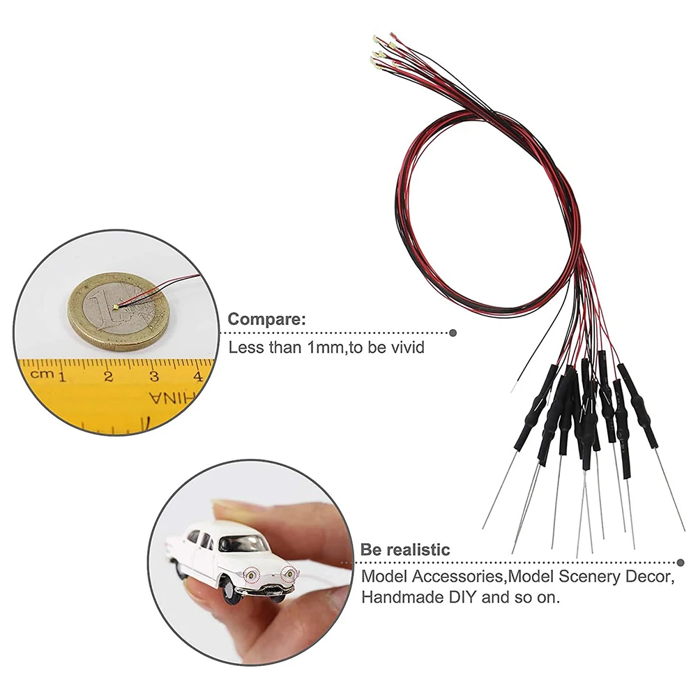 

High Quality Pre Wired Railway Replacement Set 20pcs Accessories Building Layout Easy To Install Emitting Diode