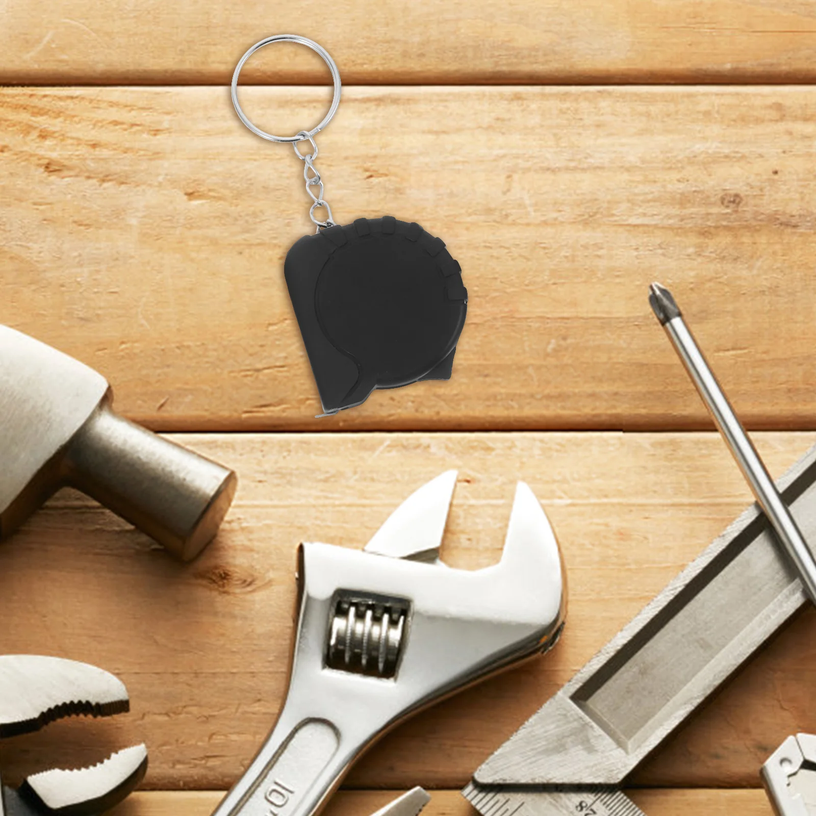 

4Pcs Mini Retractable Tape Measure Portable Keychain Small Compact Measuring Tape Set Metric Inch for Kids Adults