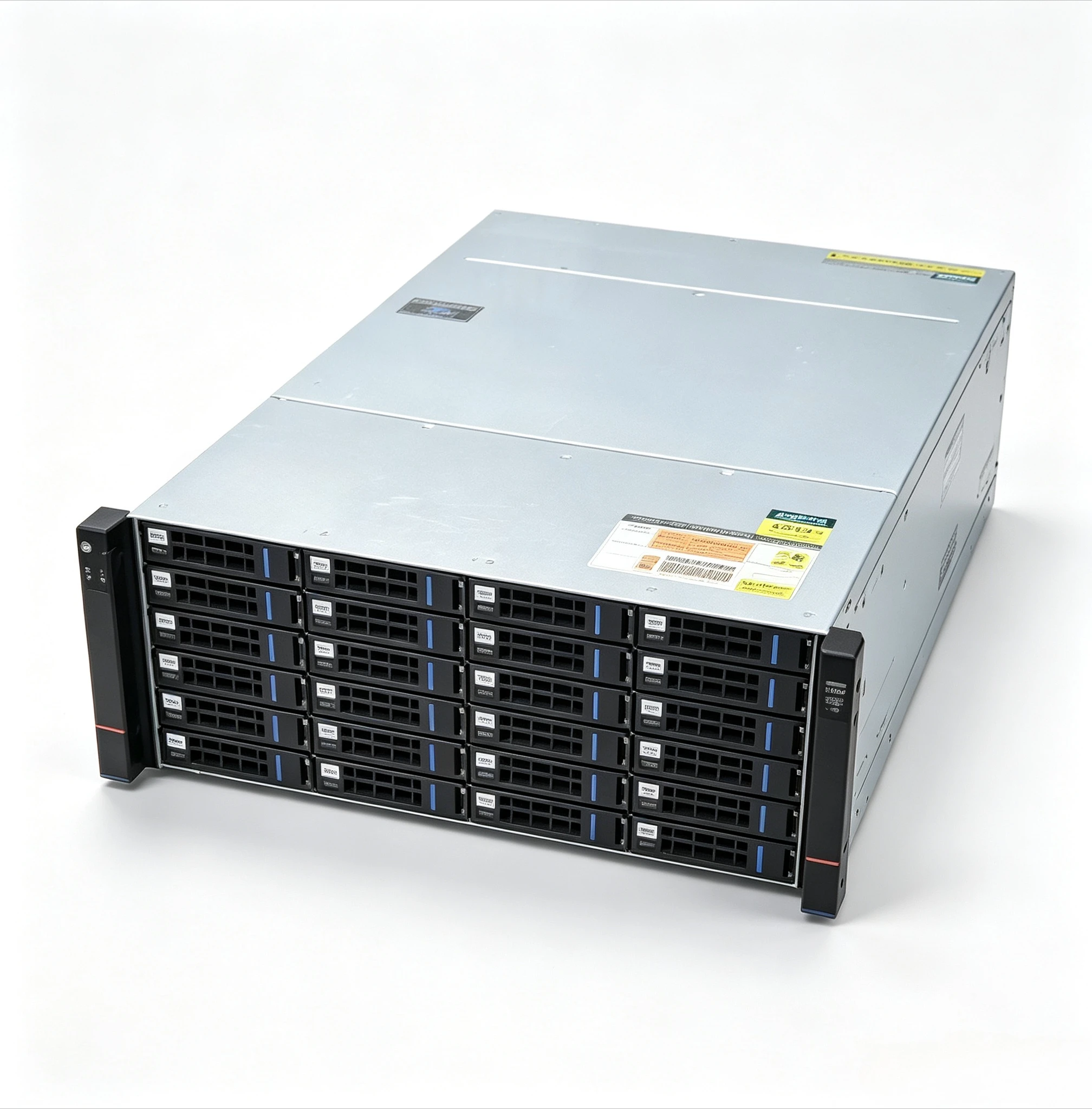 4U Rackmount 24 Bay Hot Swap Server Chassis, 12G SAS Expander Backplane, NAS Multi-HDD Cloud Storage Storage Case