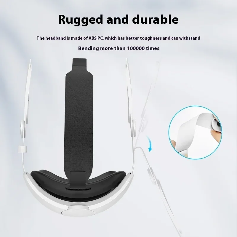 Upgraded Adjustable Head Strap For Meta Quest 3S/3 Replacement Elite Strap Headwear Headband For Oculus Quest 3 VR Accessories