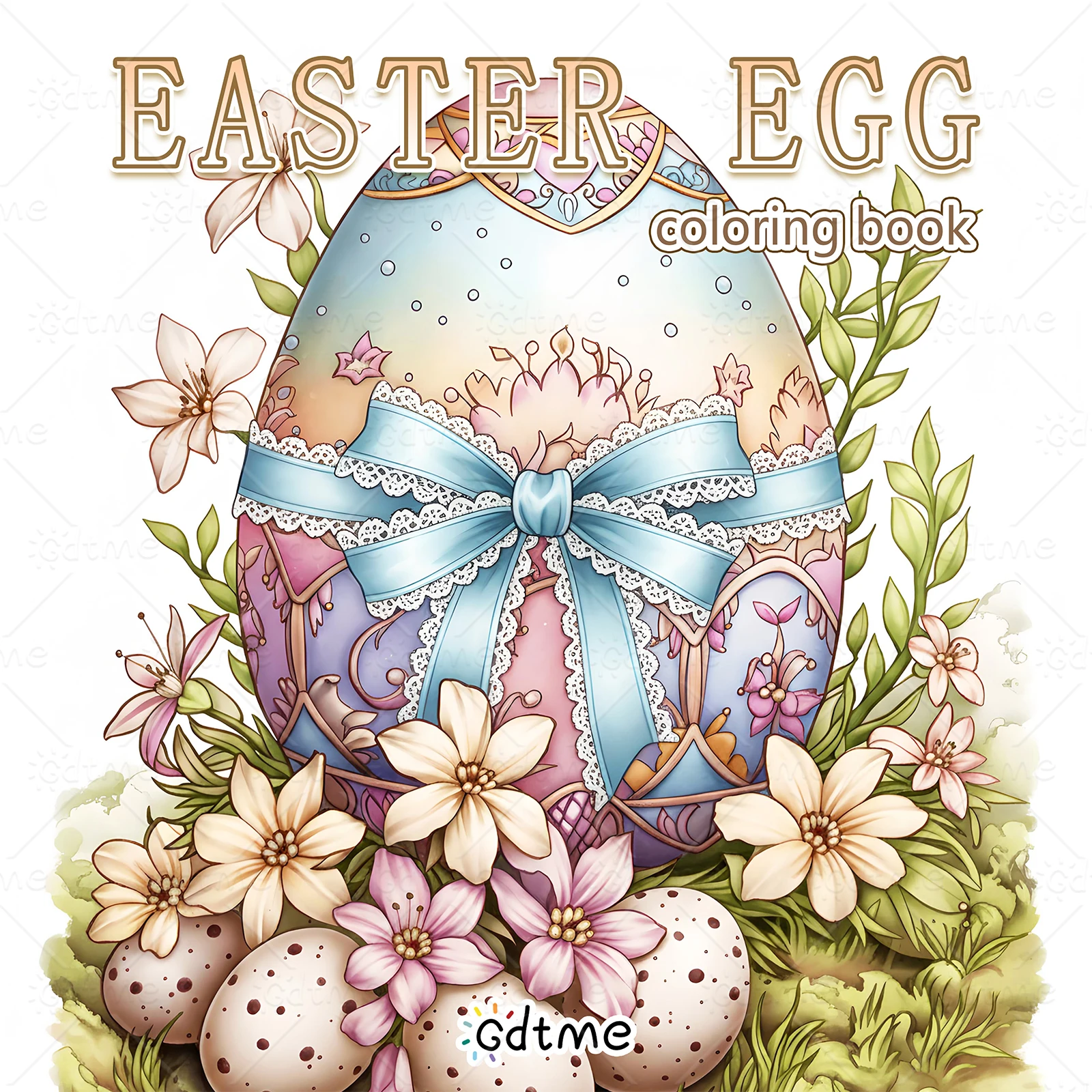 Easter Egg Coloring Book for Adult | 24 Pages Colouring Book, Drawing Supplies for Christmas, Thanksgiving
