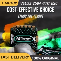 T-Motor VELOX V50A 50A 32Bit BLHELI32 4in1 Brushless ESC 3-6S LIPO W/TMOTOR T4 02 ESC Firmware 30.5x30.5mm for FPV Racing Drone