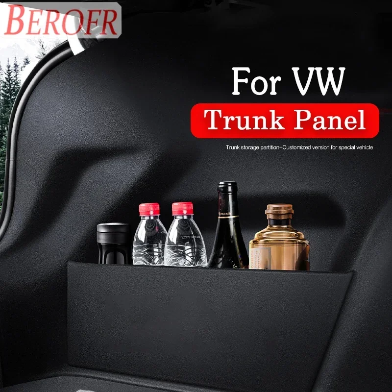 Car Trunk Partition For VW Tiguan Teramont Tharu T-ROC Viloran Tayron X GTE 2012-2024 Trunk Storage Board Plate Organizer