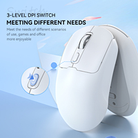 Wireless 2.4G Bluetooth Dual-mode Mouse Light Weight Low Noise Button DPI Adjustable Multiple Color Office Use Mice Rechargeable
