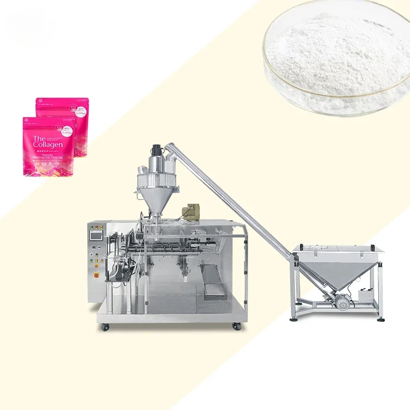 Multifunctional Doypack Premade Pouch Washing Detergent Automatic 2Kg Flour Bag Packing Cereal Powder Packaging Machine