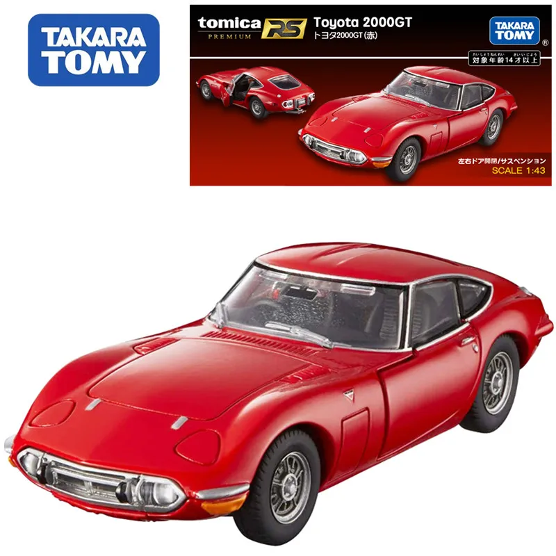 TAKARA TOMY Tomica Premium Toyota 2000GT Die-cast Alloy Car Model Scale 1/43 Mini Gt Motor Vehicle Model Children\'s Toy Gift