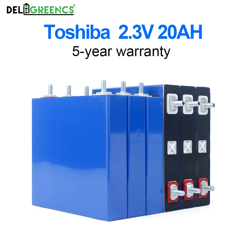 TOSHIBA 2.3V 20Ah LTO Rechargeable Battery 20000 Cycle Life  For Low Temperature discharge Home Reserve Power