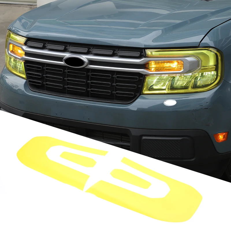 For Ford Maverick 2022+ Car Front Headlamp Film Tpu Transparent Protective Film Exterior Headlight Strip Car Sticker Accessories