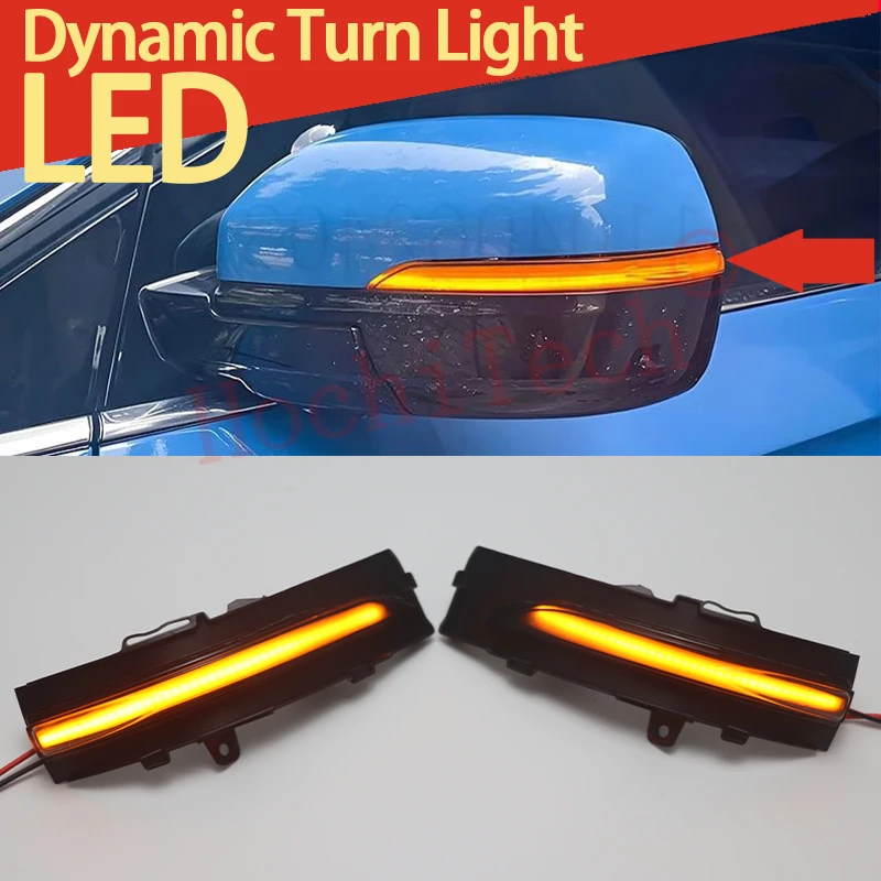 Smoked LED Dynamic Turn Signal Light Side Mirror Flashing Light for Ford Edge CD539 ST-Line 2015-2020 2021 2022 2023 2024