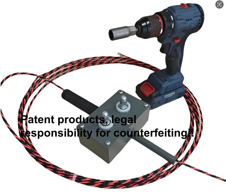 2025 رائجة البيع شحن سريع/DHL/FedEx دعم المقبول آلة مجتذب الصلب المحمولة كابل سحب آلة سلك شريط السمك سلك