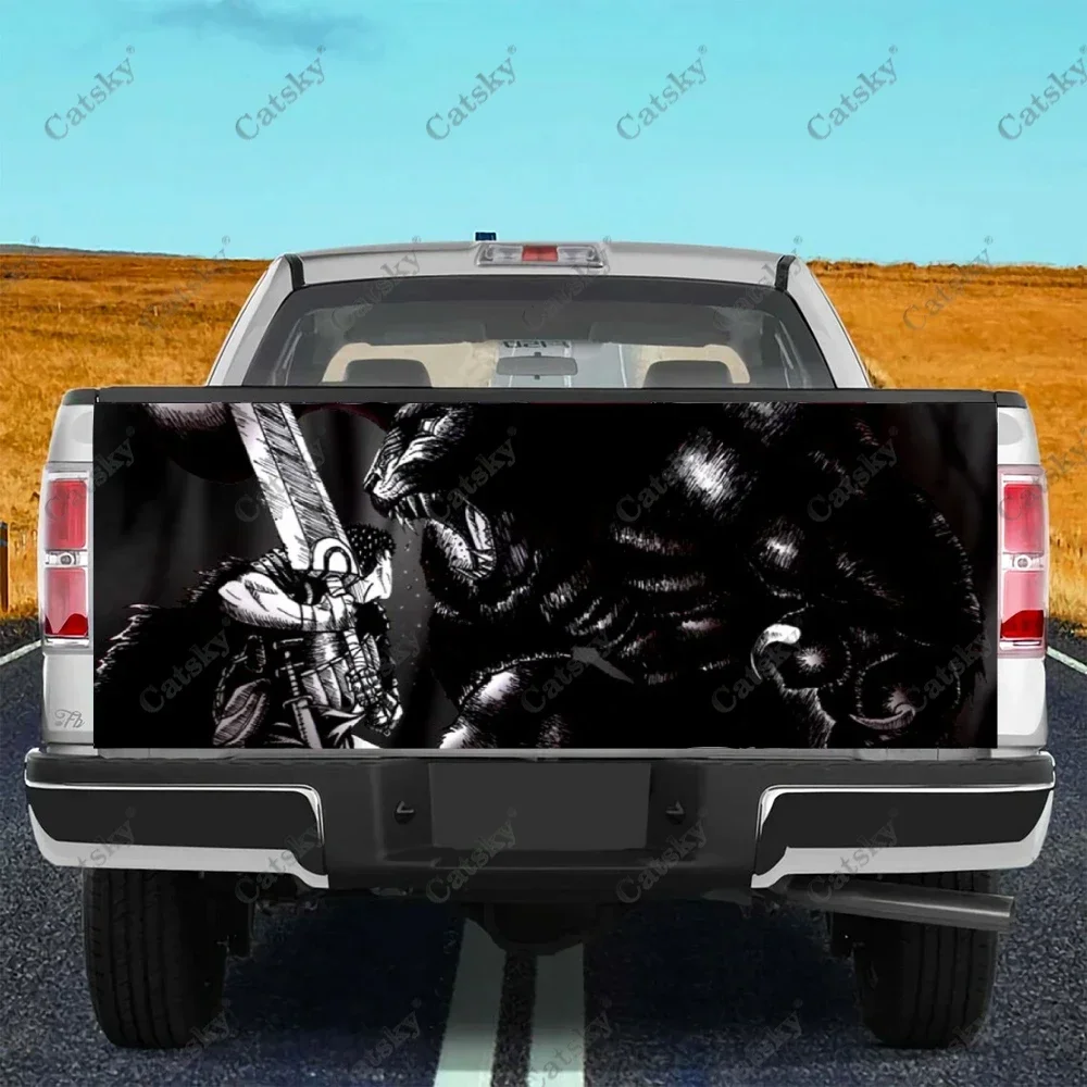 

Berserk аниме автомобильный хвост багажника защита Vinly Wrap наклейка наклейка колесо авто украшение капота крышка двигателя для внедорожника внедорожник пикап