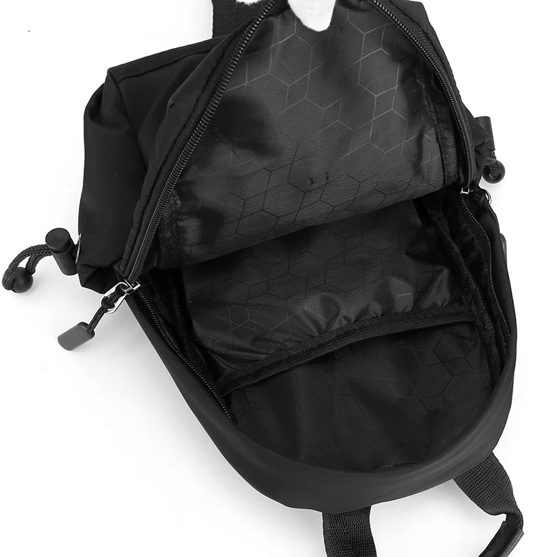 Bolso de pecho informal de alta capacidad para hombre, mochila multifunción para el pecho, bolso de hombro deportivo para hombre, bolso cruzado Oxford impermeable