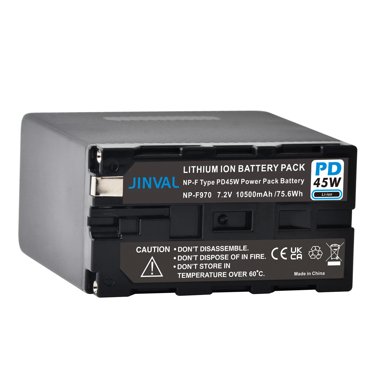 

PD45-F970C 7800mAh Camera Li-ion Battery PD45W Output for Sony NP-F970 CCD-SC55 Camera Digital Batteries LED Video Light