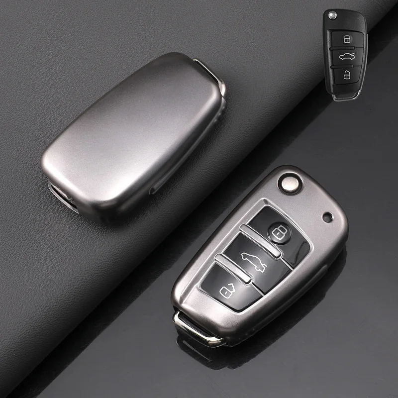 For Audi Q8 RSQ8 A6 C8 S6 RS6 A7 S7 RS7 A3 8Y A8 D5 4N RS E-tron GT Q4 Q7 4M TPU Car Remote Key Case Cover Fob Shell