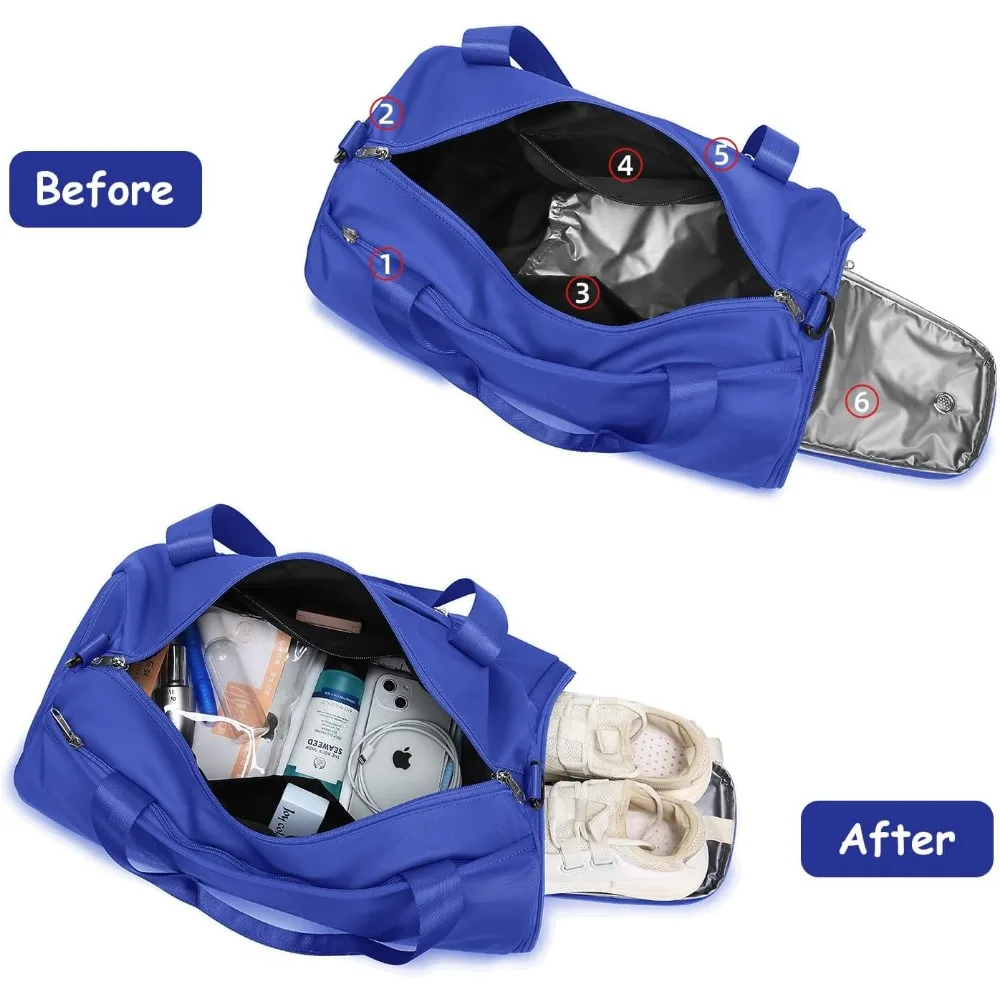 拡張可能な2ピースの荷物セット（24インチのスーツケースとダッフルバッグ付き）、女性用旅行スーツケース、クリアランスセール、軽量ポリップ