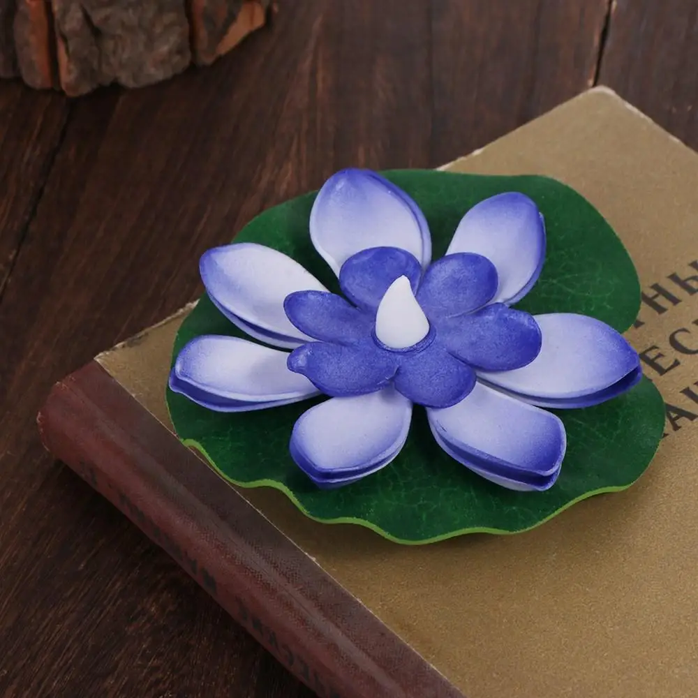Floating Induction Floating Water Lotus Lamp Waterproof Lotus Artificial Lotus Lamp 10cm LED Electronic Candle