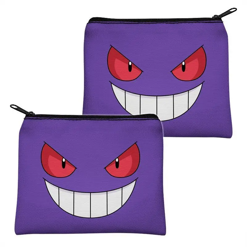Pokémon anime peripherals Pikachu Gengar Charmander Squirtle cartoon cute small coin purse as a gift for friends view 2