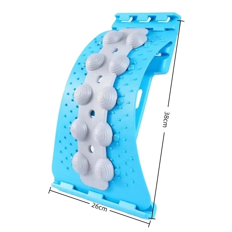 

Spinal Stretching Lumbar Support and Back Massage Board for Hunchback Correction; Relief from Nerve Compression