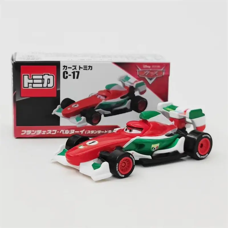 Takara Tomy Tomica Disney Cars C17 Francesco Kolekcja modeli samochodów z odlewu ciśnieniowego