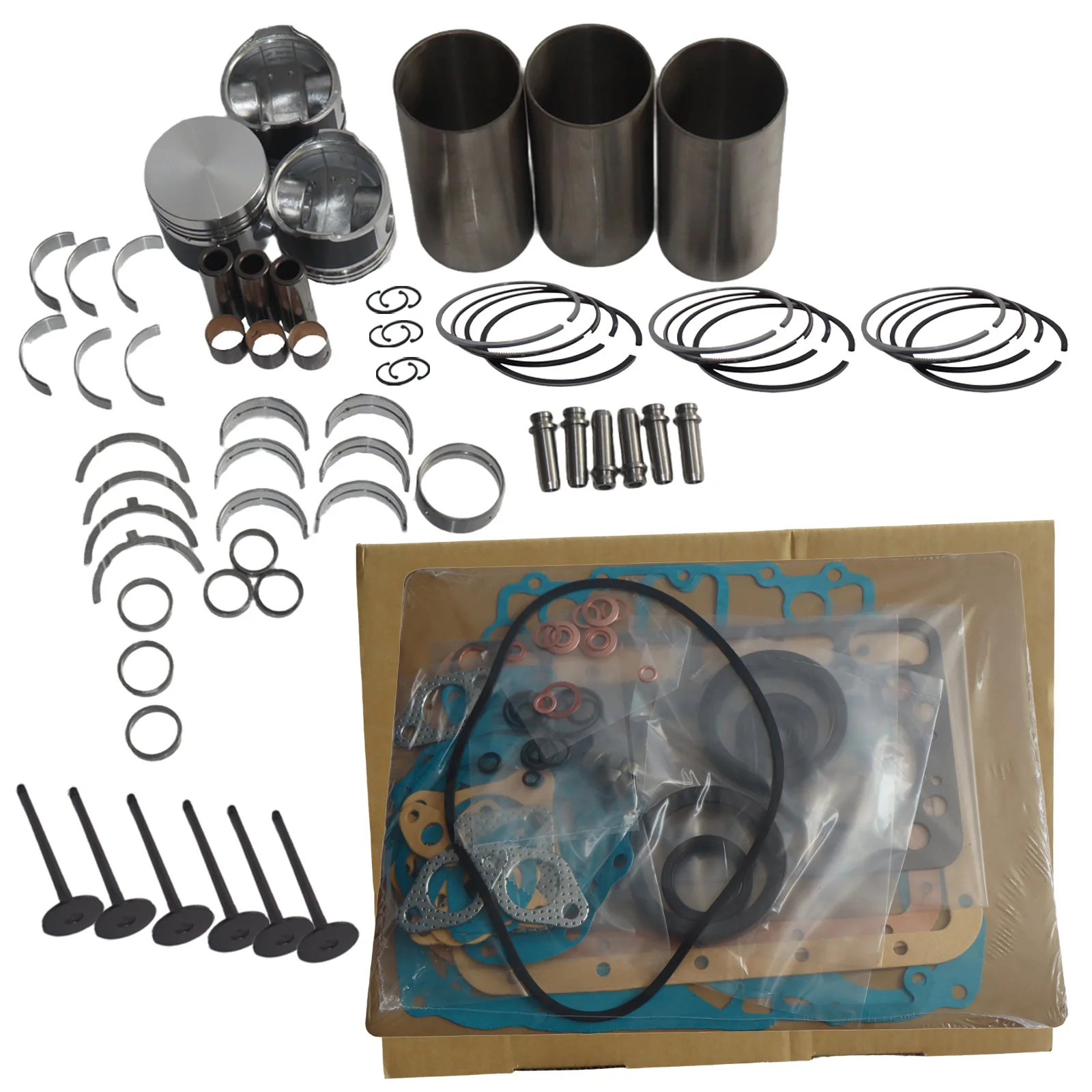 Overhaul Rebuild Kit D750 Fits for Kubota D750 D750B Engine Bobcat 453C 443 Loader