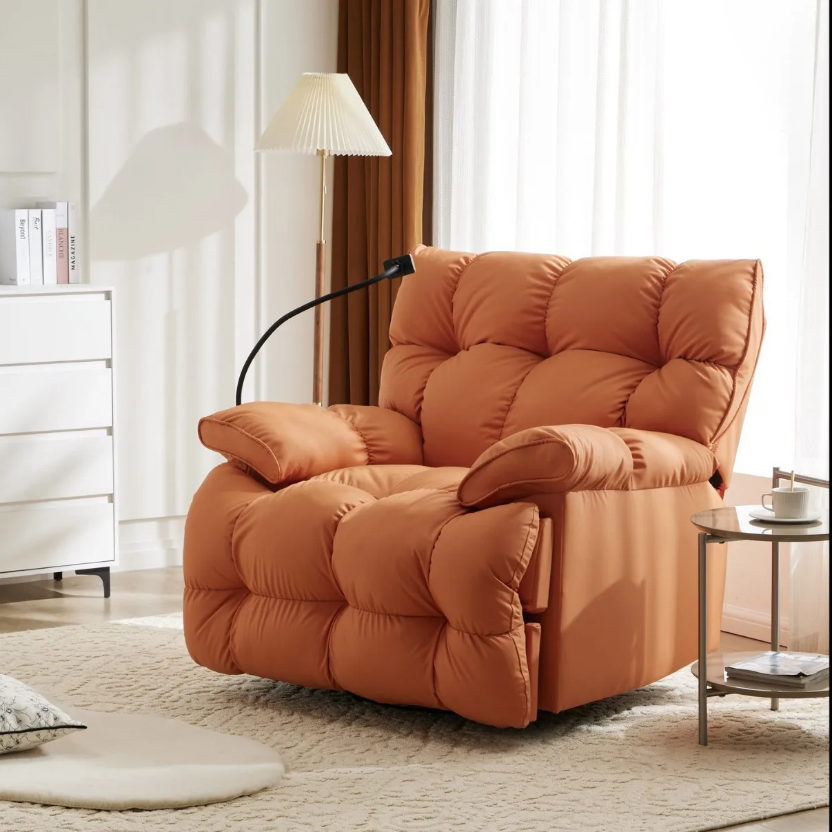 *-/2025  Luxury Recliner Sofa Multifunctional Fabric Electric Massage Chair Hot Selling For Living Room