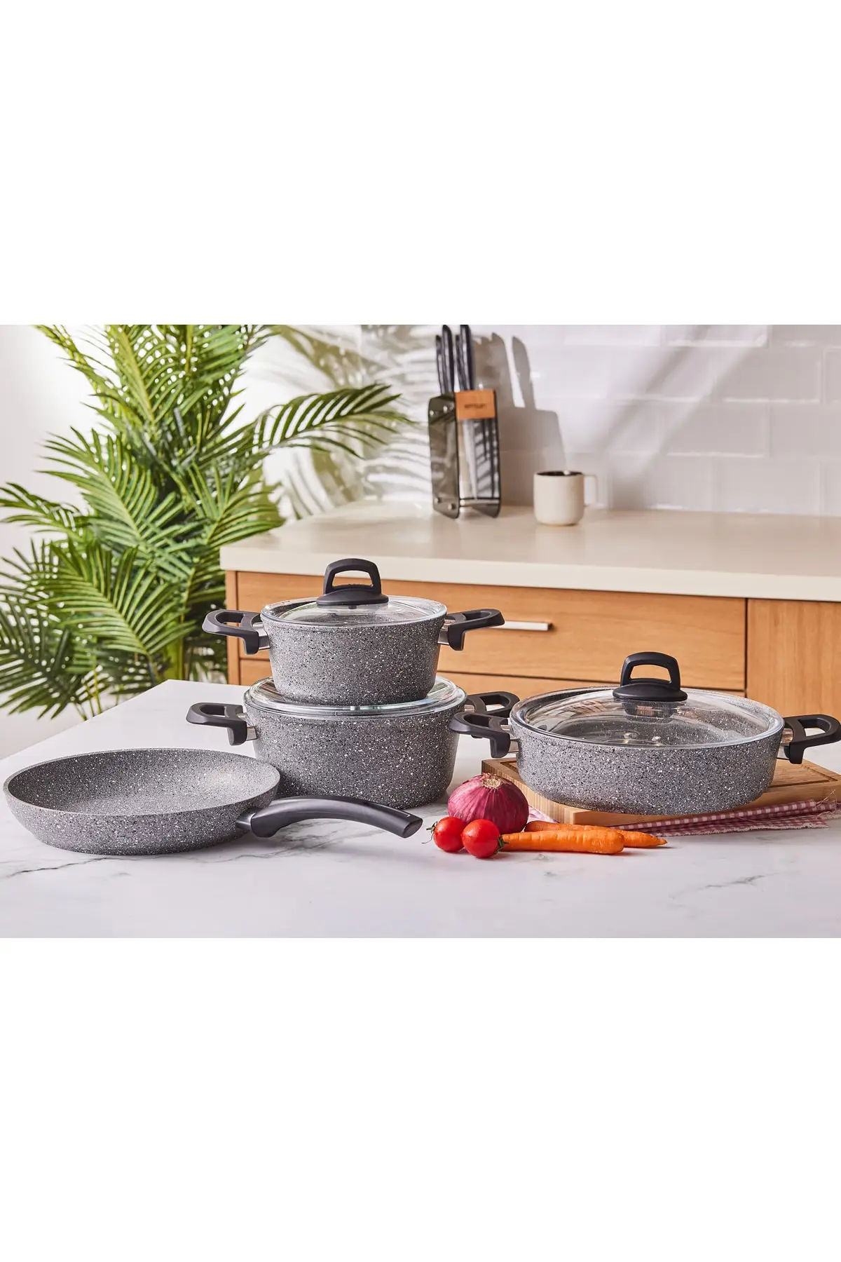 DOLBOVI Premium-s Pro pä7 piece granite Cookware Set Cookware Set Cookware Set