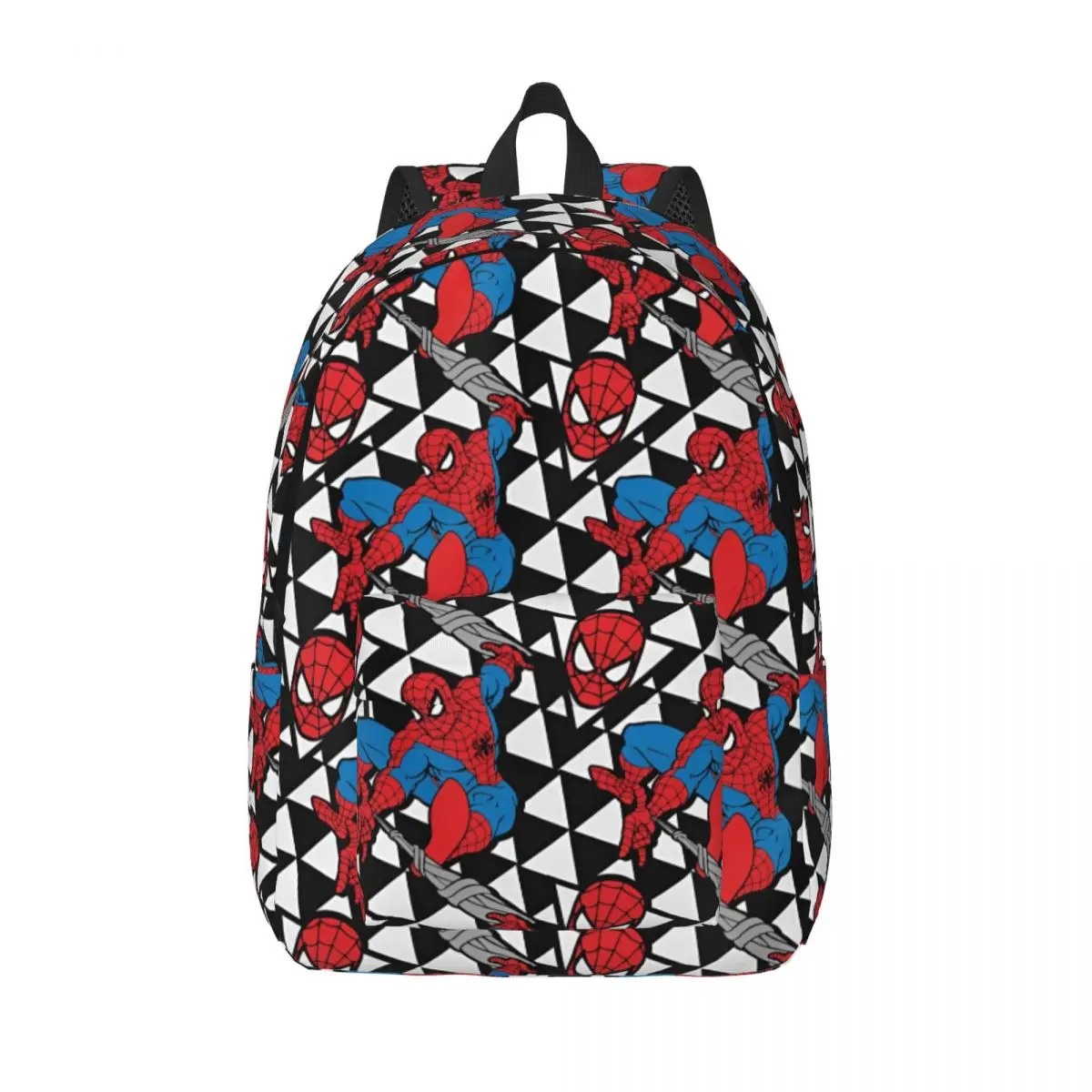 

Рюкзак с рисунком Человека-паука в стиле ретро, геометрический персонаж, молодежные походные рюкзаки, дышащие элегантные школьные сумки, рюкзак