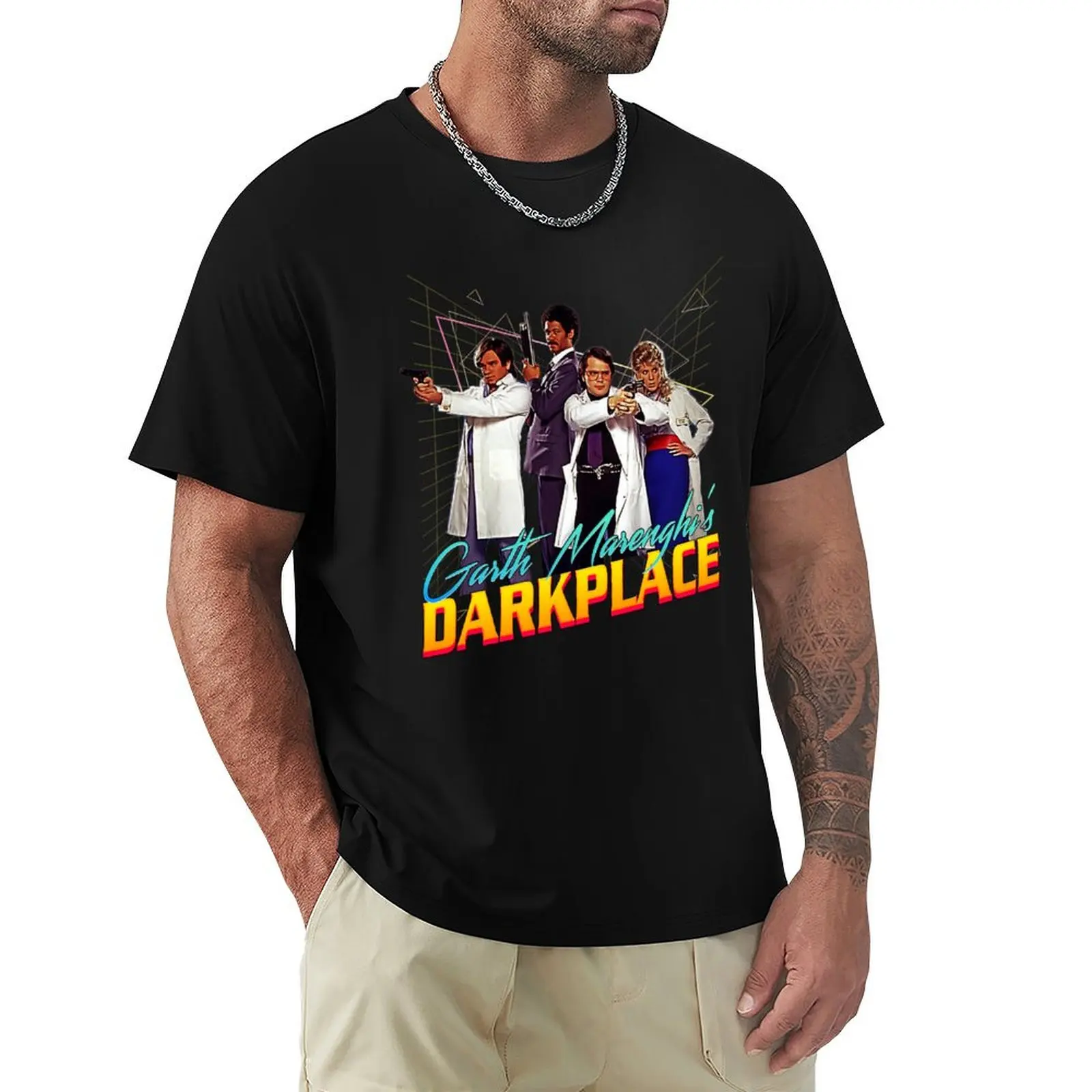 

Darkplace 80s Version T-Shirt anime stuff plain shirts graphic tees plus size tops men clothes