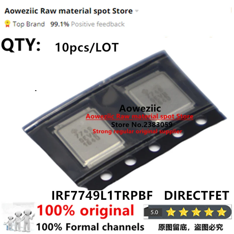 Aoweziic 2022+   100% New Imported Original   IRF7749L1TRPBF IRF7749 7749  DIRECTFE MOS FET 60V  345A