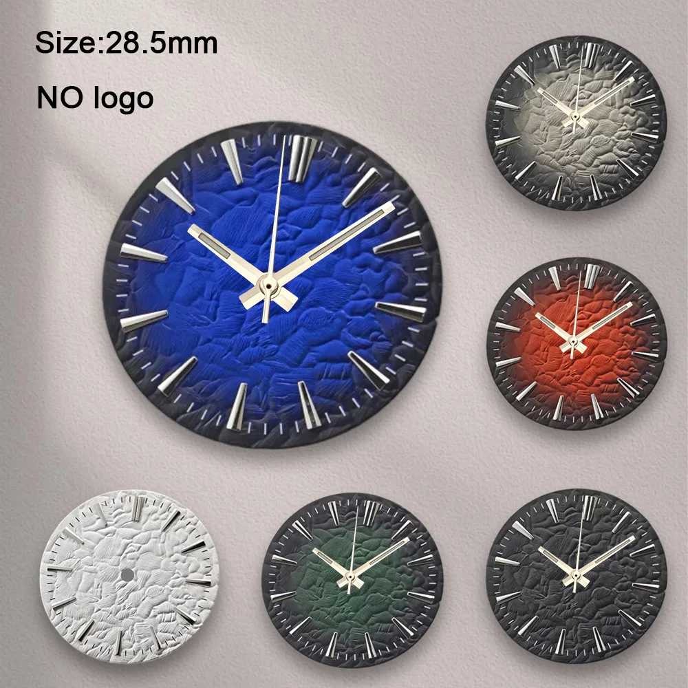 No Logo 28.5mm Blank Dial For NH35 Movement Custom Logo Watch Dials Hands Watch Repair Tools