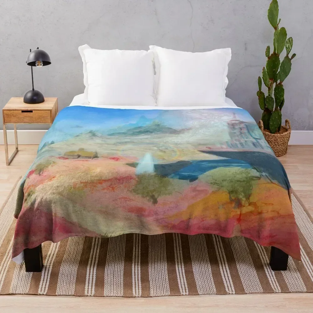

Il Mheg, the Faerie Kingdom Throw Blanket Modern Design Soft Blanket for Home Decor