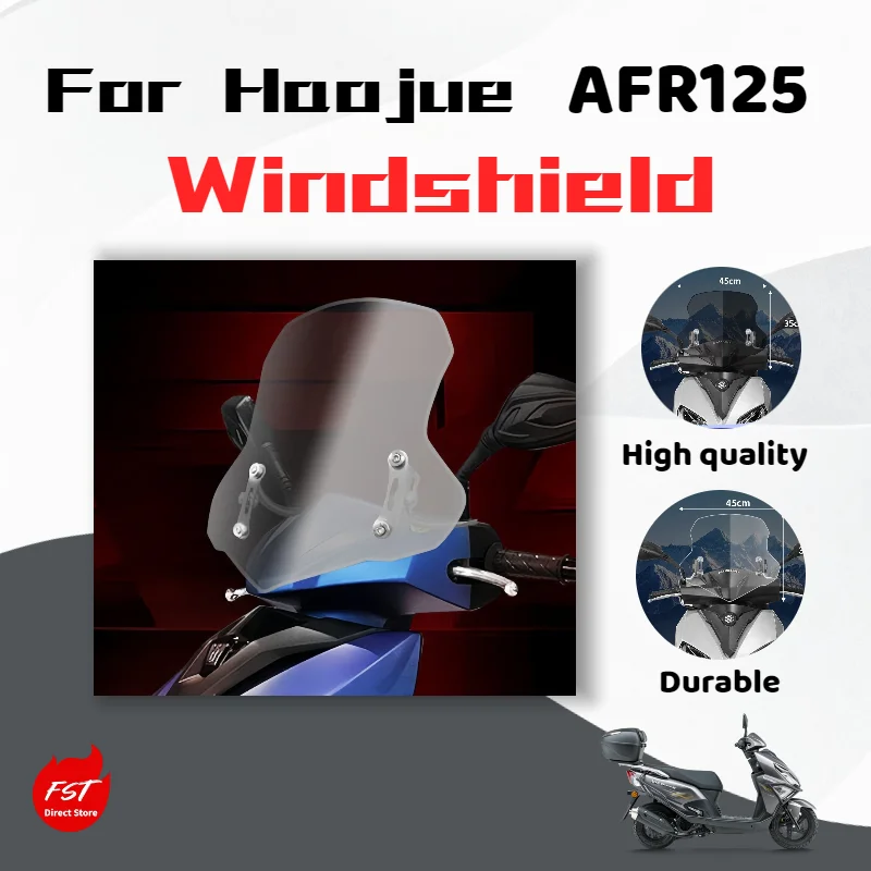 

For Haojue AFR125 motorcycle modification parts: front windshield rain shield cover modification accessories
