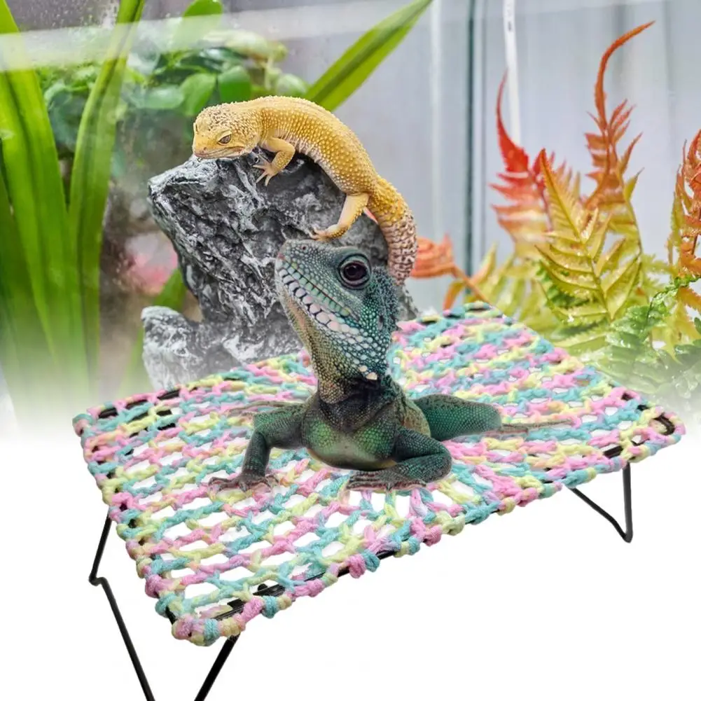 

Guinea Pig Hamster Bed for Lizard Bed for Hand-woven Lizard Bed Hammock Stable Support for Pet Supplies Swing Toys for Hamsters