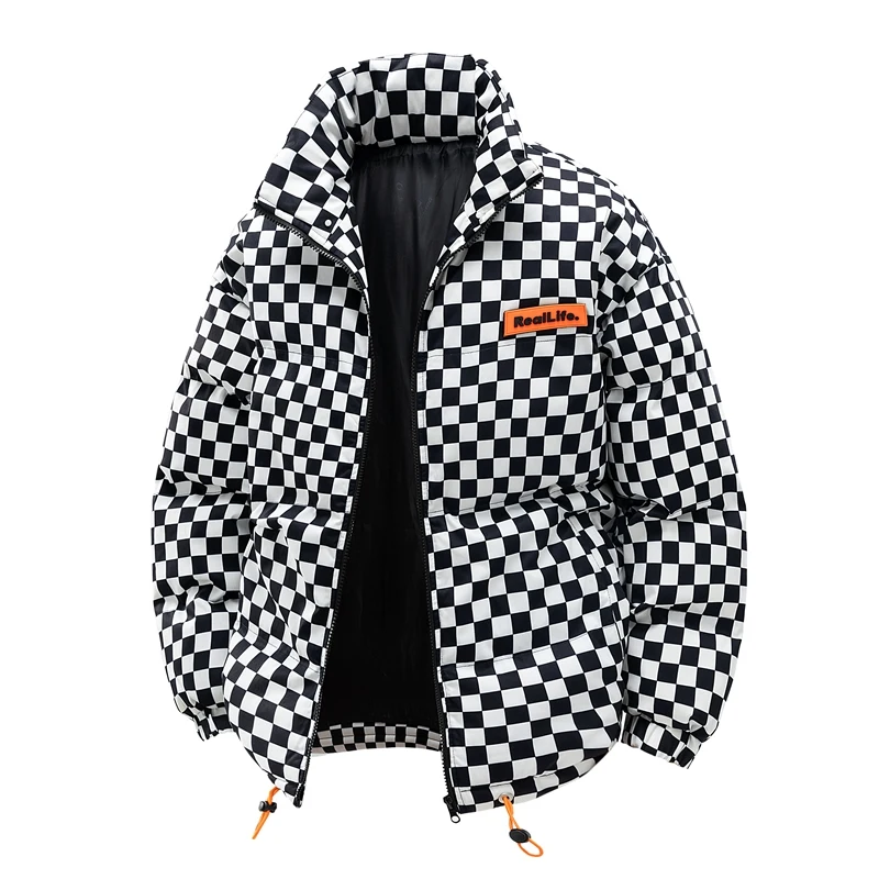 

Autumn and Winter New Men's Versatile, Trendy, Cool, Comfortable,High-quality,Casual and Fashionable Plaid Cotton Jacket for Men