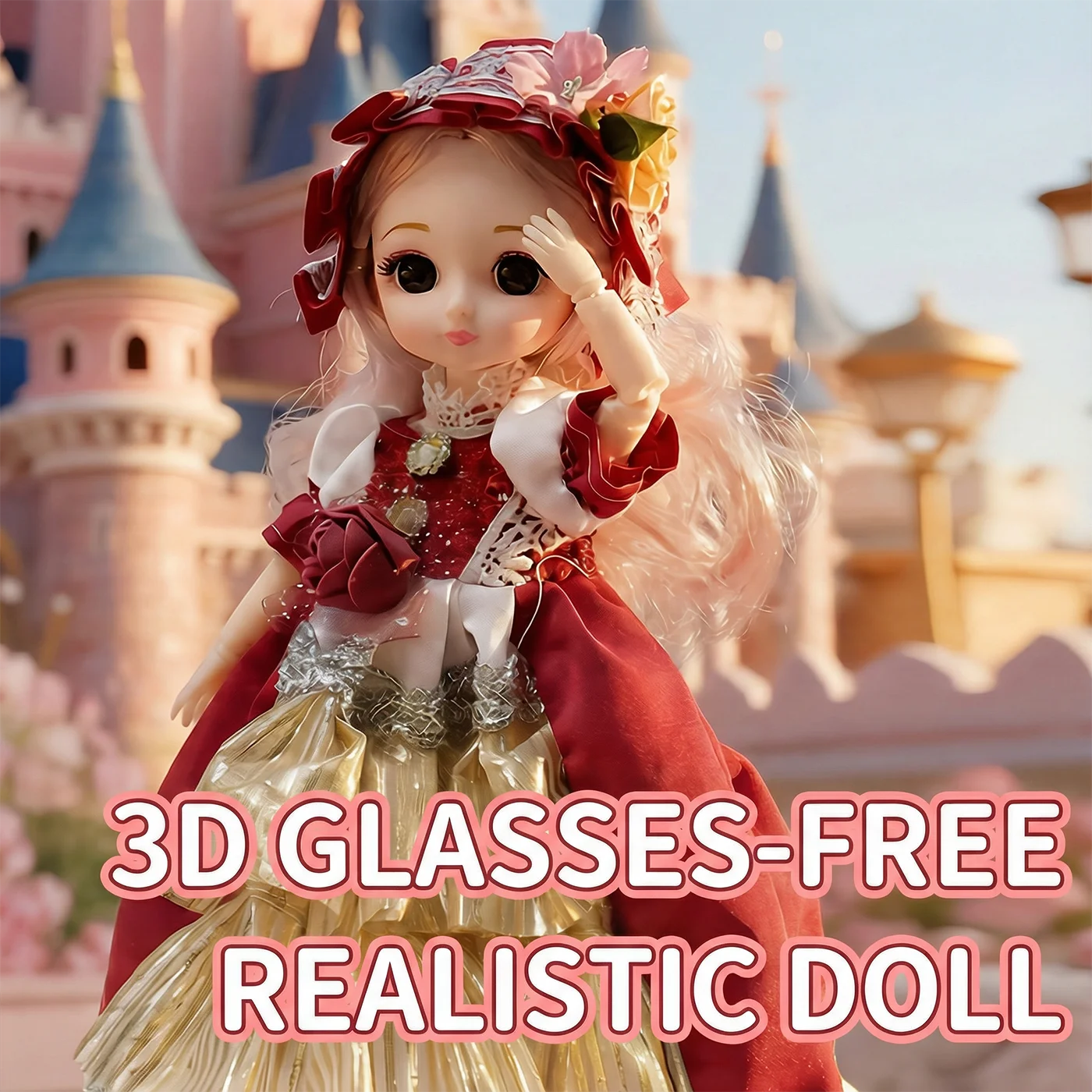 Elektryczna lalka aniołek z oświetleniem LED, w sukni ślubnej, strój księżniczki, śpiewająca i tańcząca, idealny prezent.