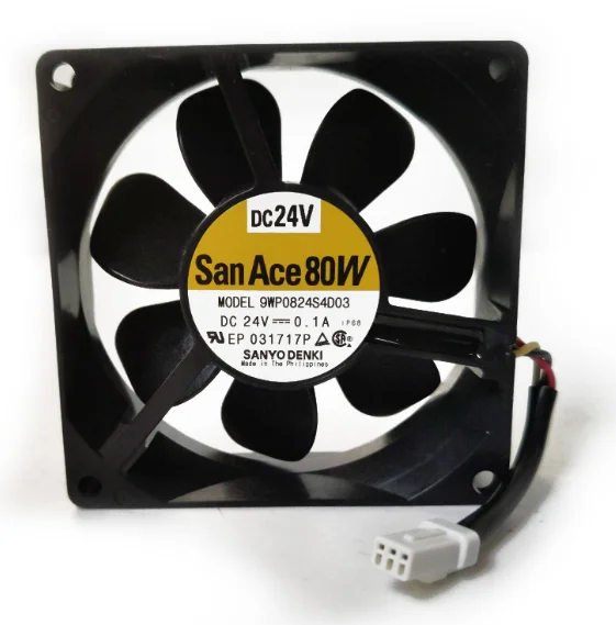 New 9WP0824S4D03 DC24V 0.1A SANYO inverter waterproof cooling fan