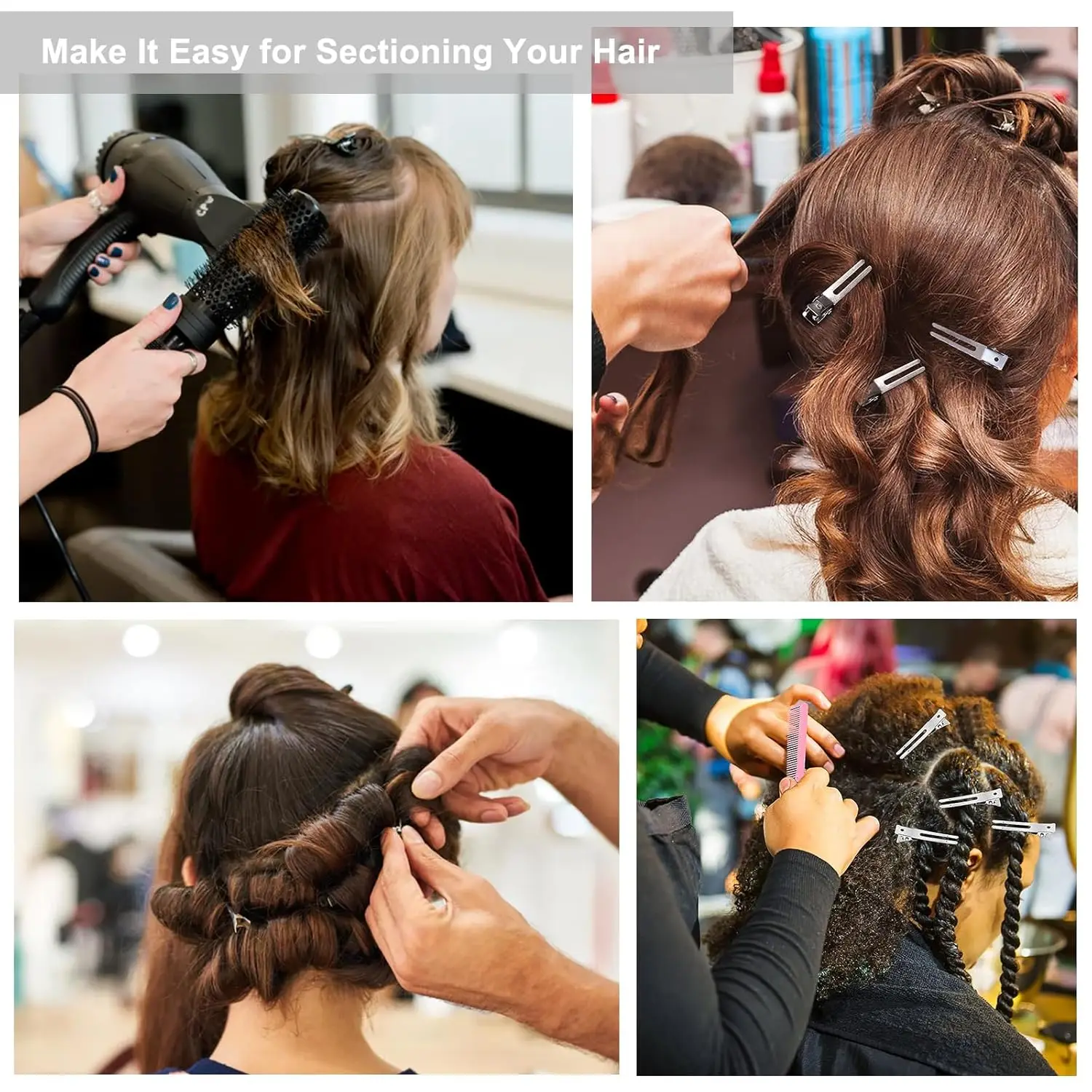 10/20/30 Stück Professionelle Damen-Salon-Haarnadeln, die das Haar nicht verbiegen, Locken-Haarspange, Make-up-Haarspange ohne Falten, Haarstyling – Detail 5