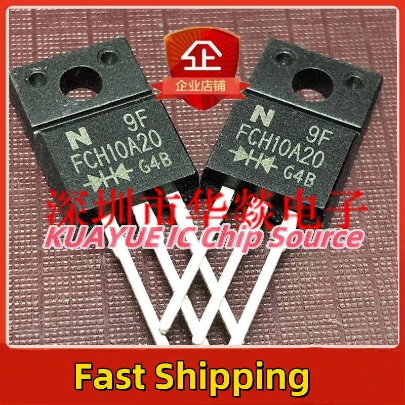 10PCS-30PCS  FCH10A20  TO-220F  200V  10A  Fast Shipping Quality Guarantee