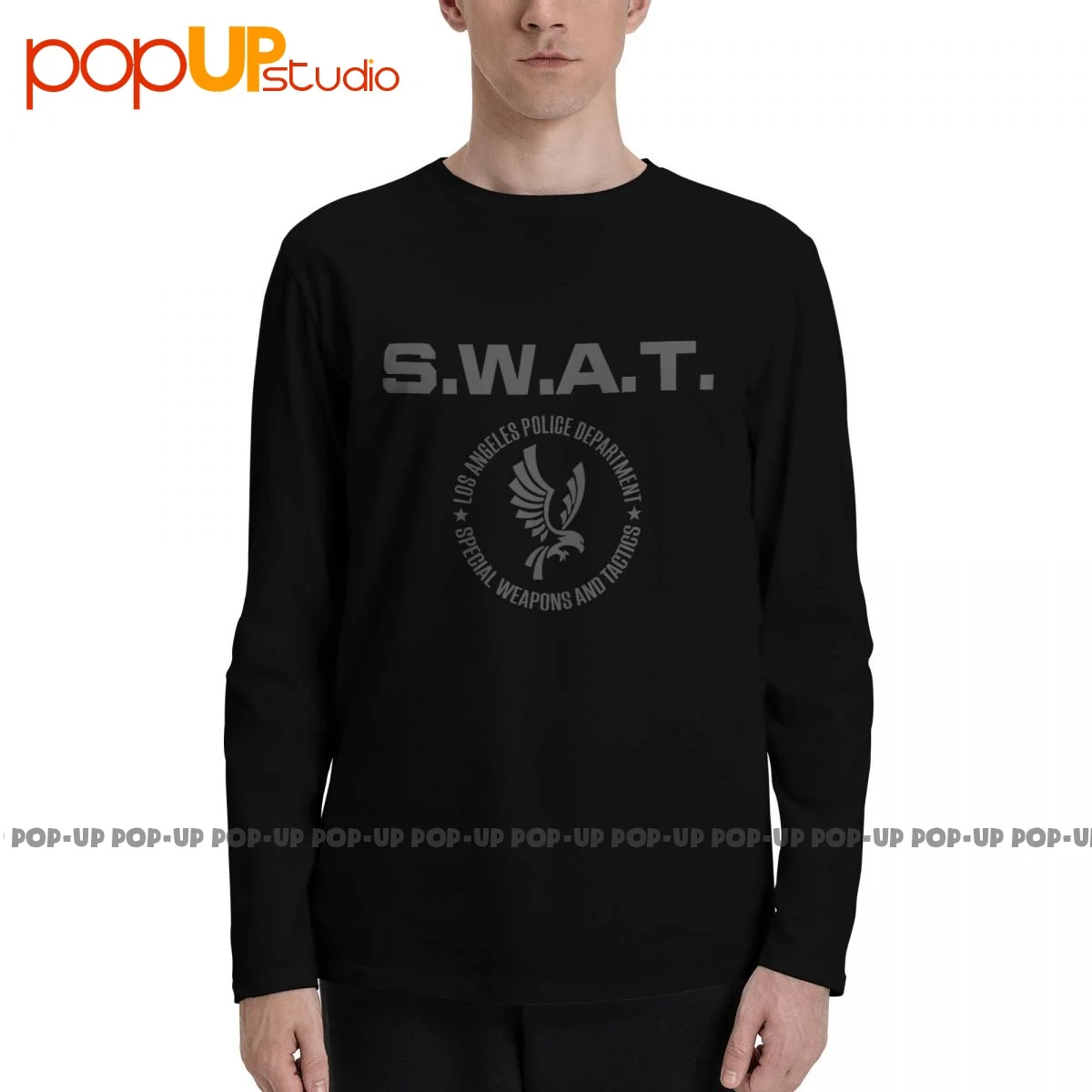 Swat Lapd Los Angeles Police Dep Tv Series S.W.A.T. Reboot Inspired Long Sleeve T-Shirts T-shirt Tee Top Premium