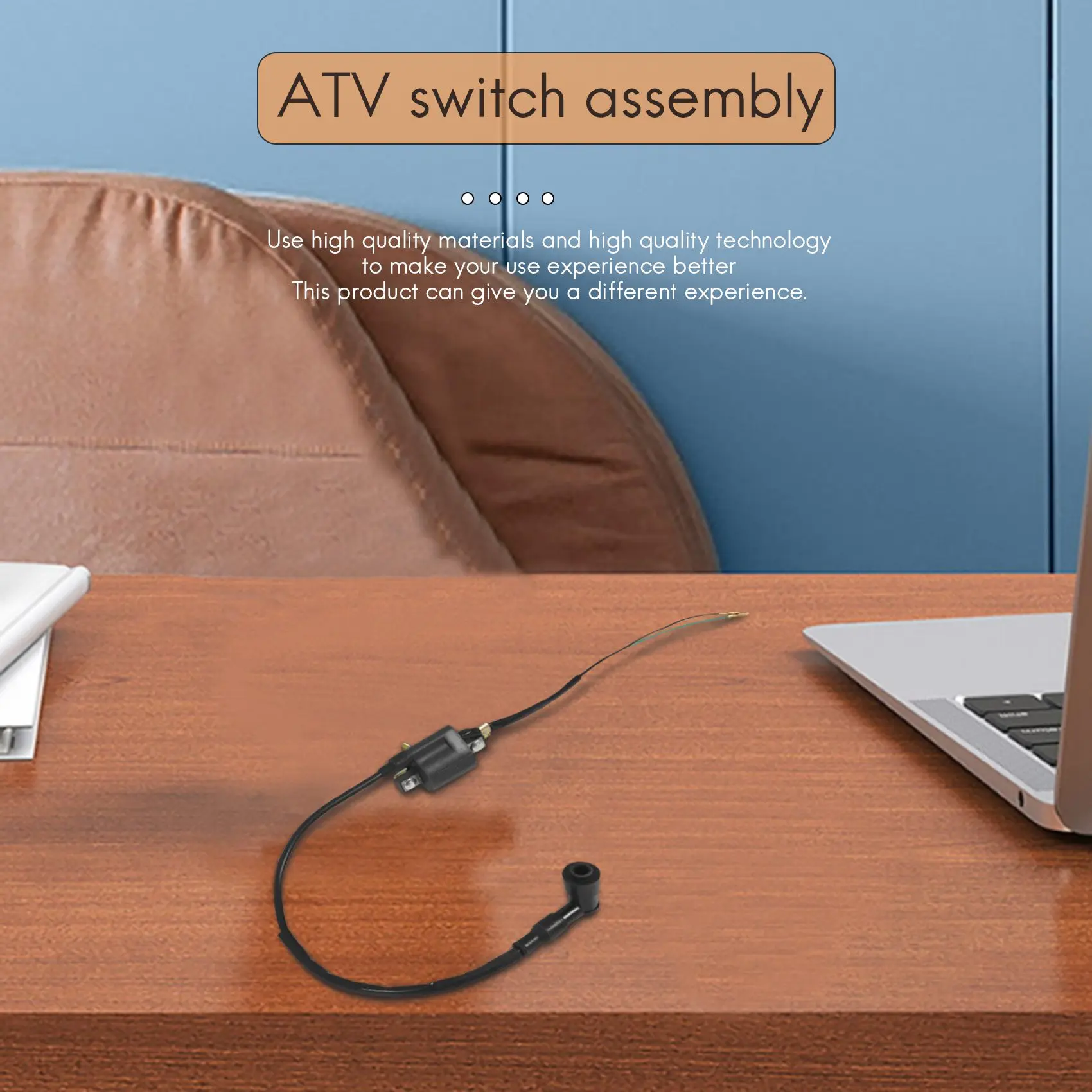 

A54K-Atv 150Cc 200Cc 250Cc Ignition Coil Harness Switch Assembly Wiring Harness Coil Rectifier CDI ATV Solenoid Spark Plug Quad